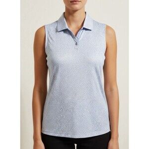 Greg Norman Collection Women's Sleeveless Polo Tank Lavender